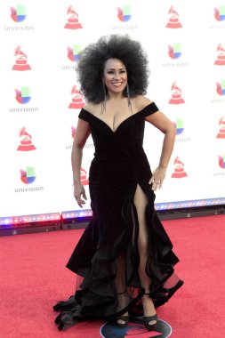 Las Vegas - Kasım 15: Aymee Nuviola 19 yıllık Latin Grammy Ödülleri - Mgm Bahçe Arena Las Vegas, NV gelenler üzerinde 15 Kasım 2018