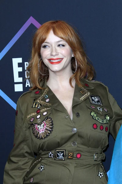 Los Angeles - Kasım 11: Christina Hendricks, People's Choice Ödülleri 2018, 11 Kasım 2018 Barker askıda Santa Monica, Ca