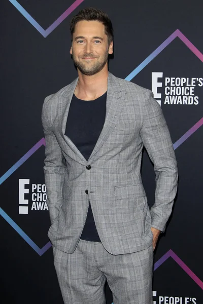 Los Angeles Lis Ryan Eggold People Choice Awards 2018 Barker — Zdjęcie stockowe