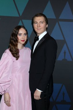 Los Angeles - Kasım 18: Zoe Kazan, Los Angeles, Ca üzerinde 18 Kasım 2018 Ray Dolby Ballroom 10 yıllık valiler Ödülleri'nde Paul Dano