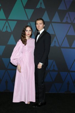 Los Angeles - Kasım 18: Zoe Kazan, Los Angeles, Ca üzerinde 18 Kasım 2018 Ray Dolby Ballroom 10 yıllık valiler Ödülleri'nde Paul Dano