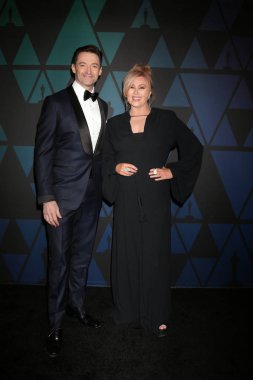Los Angeles - Kasım 18: Hugh Jackman, Deborra-lee Furness 10 yıllık valiler Ödülleri Los Angeles, Ca üzerinde 18 Kasım 2018 Ray Dolby Ballroom