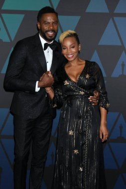 Los Angeles - Kasım 18: Colman Domingo, Anika Noni Rose 10 yıllık valiler Ödülleri Los Angeles, Ca üzerinde 18 Kasım 2018 Ray Dolby Ballroom