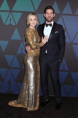 Los Angeles - Kasım 18: Emily Blunt, John Krasinski 10 yıllık valiler Ödülleri Los Angeles, Ca üzerinde 18 Kasım 2018 Ray Dolby Ballroom