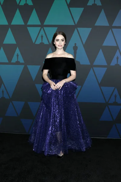 Los Angeles Nov Lily Collins 10Th Annual Governors Awards Ray — Foto Stock