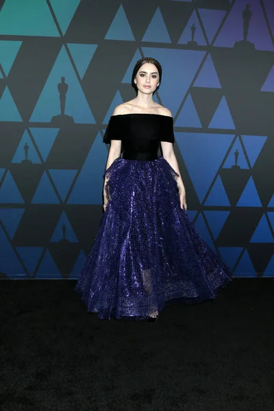 Los Angeles Nov Lily Collins 10Th Annual Governors Awards Ray — Foto Stock