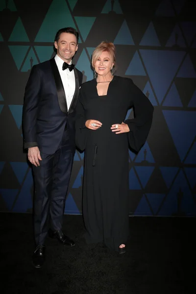 Los Ángeles Nov Hugh Jackman Deborra Lee Furness Los Premios —  Fotos de Stock