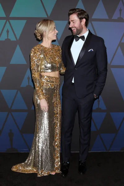 Los Ángeles Nov Emily Blunt John Krasinski Los Premios Anuales —  Fotos de Stock