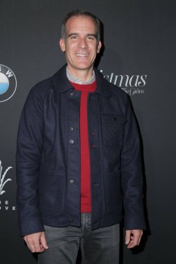 Los Angeles - Kasım 18: Los Angeles Belediye Başkanı Eric Garcetti Grove Noel ağacı ışıklandırma Grove 18 Kasım 2018 tarihinde Los Angeles, Ca