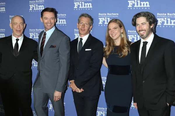 Los Angeles Nov Simmons Hugh Jackman Ben Mendelsohn Helen Estabrook — Stockfoto