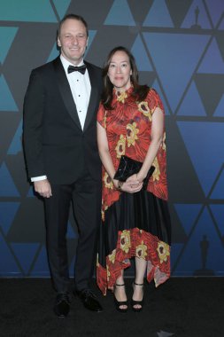 Los Angeles - Kasım 18: Phil Hay, Karyn Kusama 10 yıllık valiler Ödülleri Los Angeles, Ca üzerinde 18 Kasım 2018 Ray Dolby Ballroom