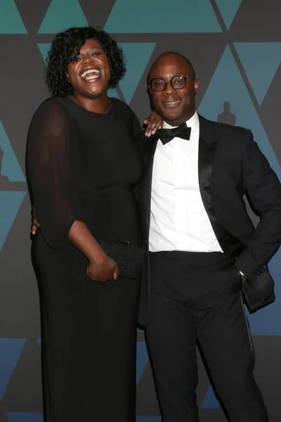 Los Angeles Nov Joi Mcmillon Barry Jenkins 10Th Annual Governors — Foto Stock