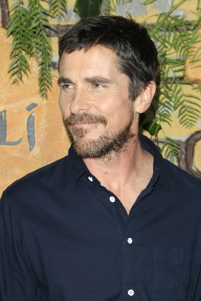 Los Angeles Nov Christian Bale Alla Premiere Mowgli Legend Jungle — Foto Stock