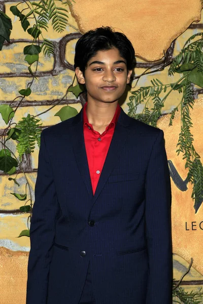 Los Angeles Lis Rohan Chand Mowgli Legend Jungle Premiera Listopada — Zdjęcie stockowe