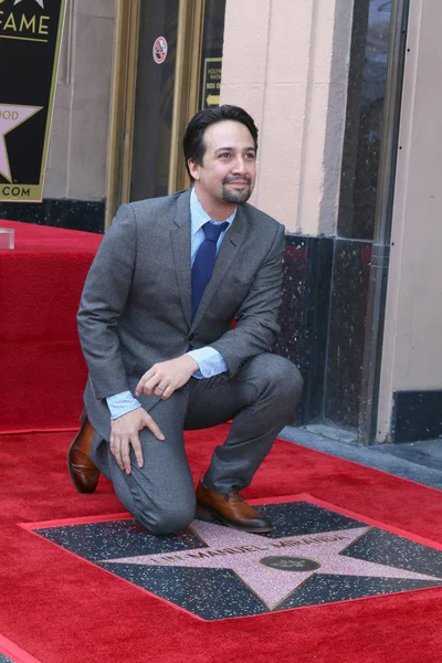 Los Angeles Listopad Lin Manuel Miranda Při Slavnostním Lin Manuel — Stock fotografie