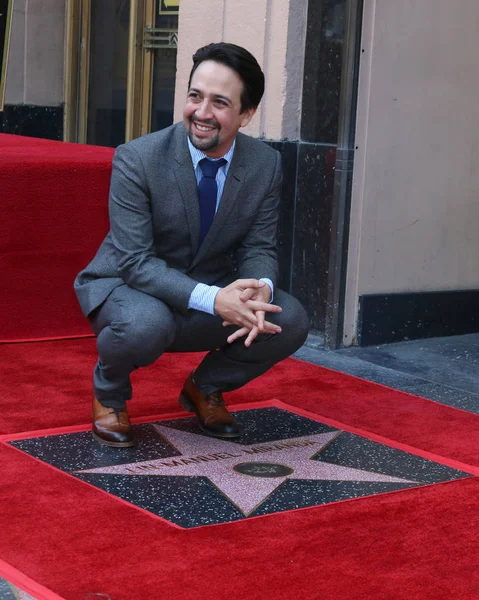 Los Angeles Nov Lin Manuel Miranda Lin Manuel Miranda Star — Stock Photo, Image