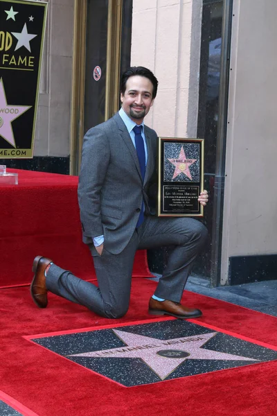 Los Angeles Nov Lin Manuel Miranda Lin Manuel Miranda Star — Stock Photo, Image