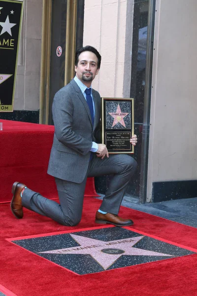 Los Angeles Nov Lin Manuel Miranda Vid Lin Manuel Miranda — Stockfoto