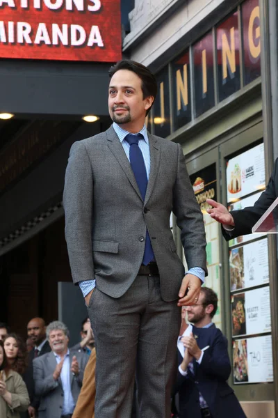 Los Angeles Listopad Lin Manuel Miranda Při Slavnostním Lin Manuel — Stock fotografie