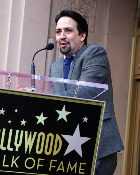 Los Angeles Nov Lin Manuel Miranda Lin Manuel Miranda Star — Stock Photo, Image