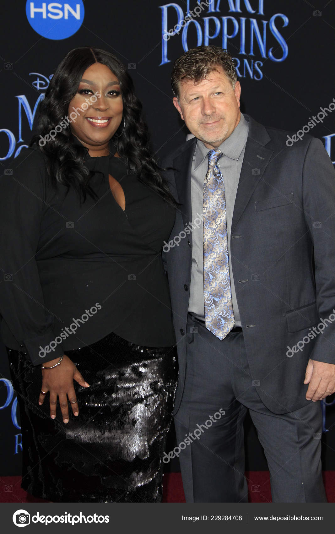 Los Angeles Nov Loni Love James Welsh Mary Poppins Returns Stock