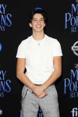 Los Angeles - Kasım 29: Milo Manheim Los Angeles, Ca üzerinde 29 Kasım 2018 El Capitan Theatre 