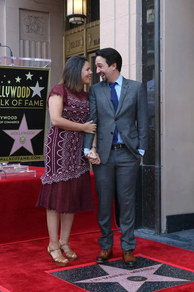 Los Angeles Marraskuu Vanessa Nadal Lin Manuel Miranda Lin Manuel — kuvapankkivalokuva