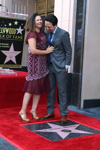 Los Angeles Nov Vanessa Nadal Lin Manuel Miranda Lin Manuel Stock Image