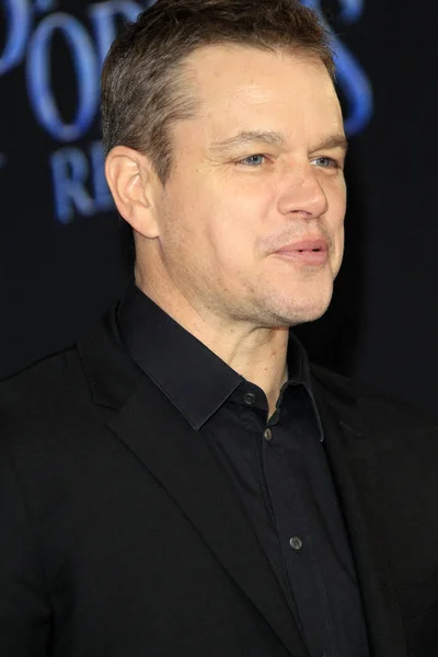 Los Angeles Listopad Matt Damon Premiéře Mary Poppins Vrací Divadle — Stock fotografie