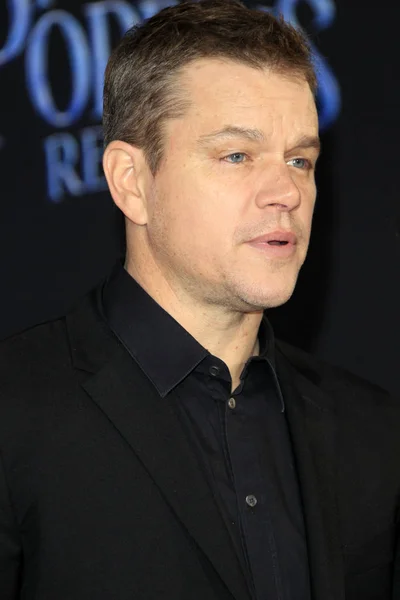 Los Angeles Listopad Matt Damon Premiéře Mary Poppins Vrací Divadle — Stock fotografie