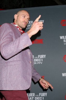Los Angeles - Aralık 1: Tyson Fury dünyanın 