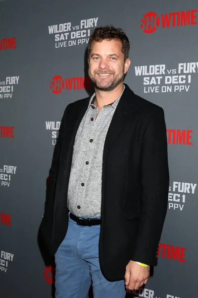 Los Angeles Dec Joshua Jackson Heavyweight Mistrovství Světa Wilder Fury — Stock fotografie