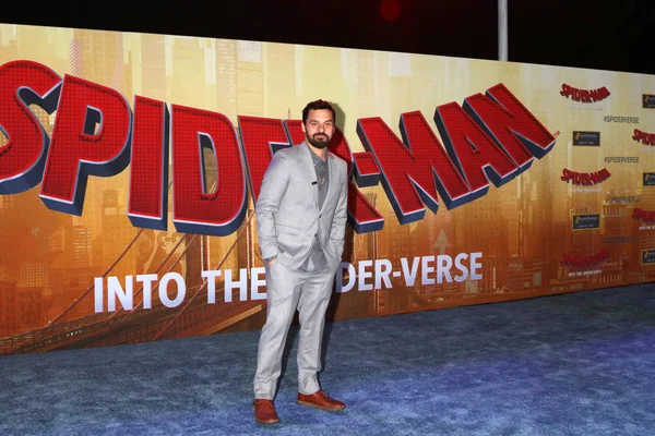 Los Angeles Dec Jake Johnson Spider Man Spider Verse Premiere — Stock Photo, Image