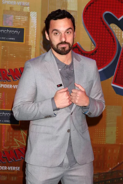 Los Angeles Aralık Jake Johnson Spider Man Spider Ayet Içine — Stok fotoğraf