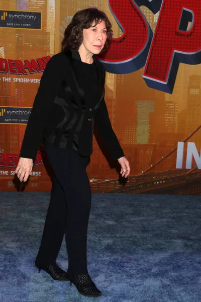 Los Angeles Dec Lily Tomlin Spider Man Spider Verse Premiere — Stock Photo, Image