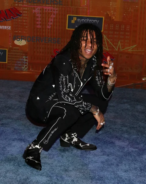 Los Angeles Dec Swae Lee Spider Man Spider Verse Premiera — Zdjęcie stockowe