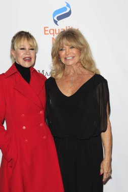Los Angeles - Aralık 3: Melanie Griffith, Goldie Hawn olun eşitlik gerçeklik Gala Beverly Hills, C 3 Aralık 2018 tarihinde Beverly Hilton Hotel