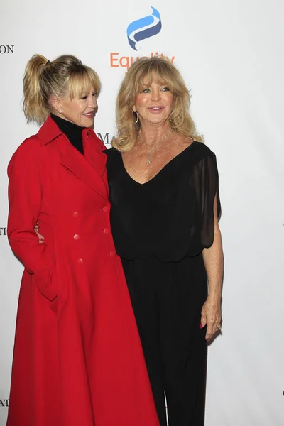 Los Angeles Dec Melanie Griffith Goldie Hawn Make Equality Reality — Stock Photo, Image