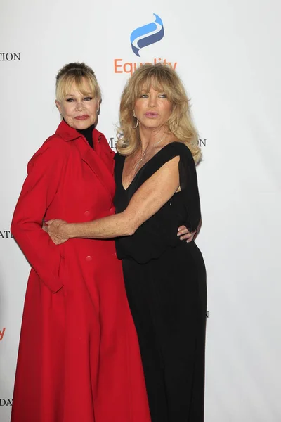 Los Angeles Dec Melanie Griffith Goldie Hawn Gör Jämställdhet Verkligheten — Stockfoto