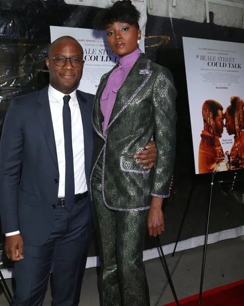 Los Angeles Dec Barry Jenkins Kiki Layne Jeśli Ulica Beale — Zdjęcie stockowe