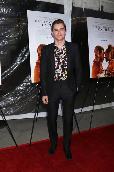 Los Angeles Dec Dave Franco Beale Street Could Talk Screening — Stock Photo, Image