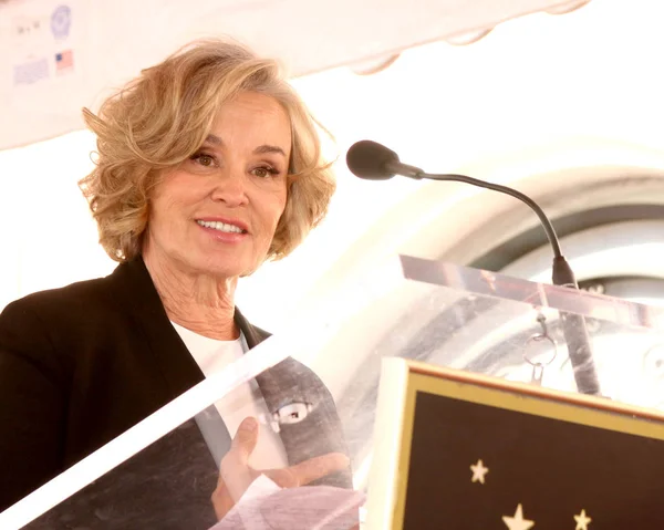 Los Angeles Aralık Jessica Lange Hollywood Walk Fame Aralık 2018 — Stok fotoğraf