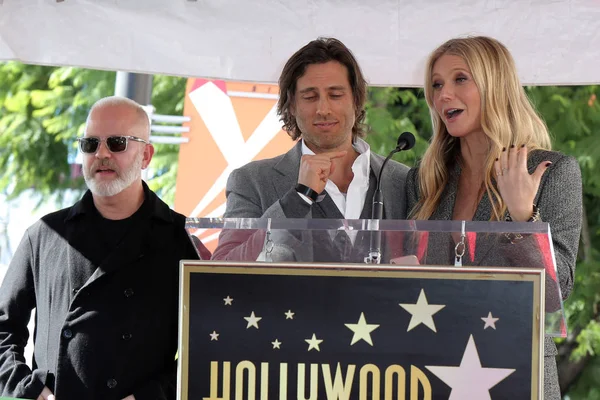 Los Angeles Dec Ryan Murphy Brad Falchuk Gwyneth Paltrow Alla — Foto Stock