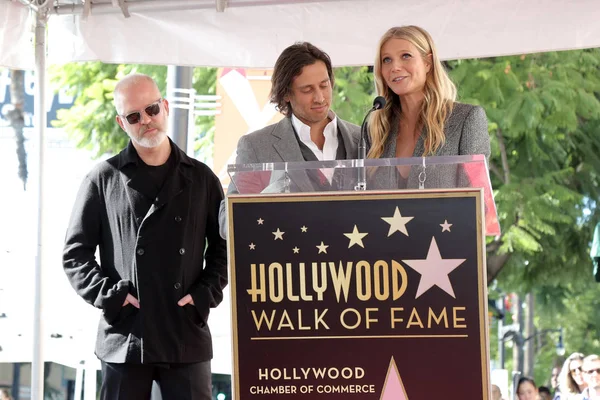 Los Angeles Dec Ryan Murphy Brad Falchuk Gwyneth Paltrow Upacara — Stok Foto