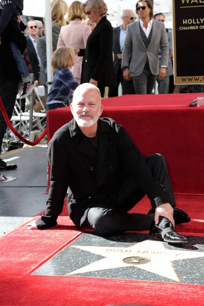 Los Angeles Dec Ryan Murphy Ryan Murphy Star Ceremony Hollywood — Stock Photo, Image