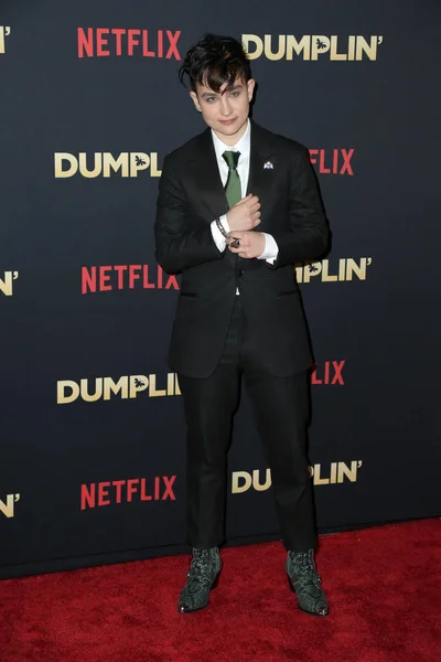 Los Angeles Gru Bex Taylor Klaus Temat Dumplin Premierę Teatrze — Zdjęcie stockowe