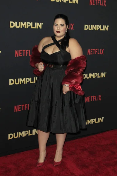 Los Angeles Dec Natasha Polis Dumplin Première Tcl Chinese Theater — Photo