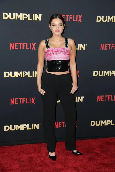 洛杉矶 12月6日 2018年12月6日 在加州洛杉矶的 Tcl 中国剧院举行的 Dumplin 首映式上的奥德亚 — 图库照片