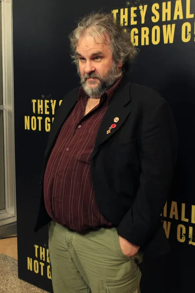 Los Angeles Dec Peter Jackson Alla Premiere Shall Grow Old — Foto Stock