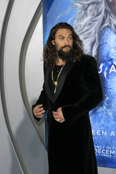 Los Angeles Dec Jason Momoa Première Aquaman Tcl Chinese Theater — Photo